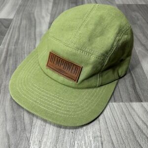 Hempower Baseball Cap Mens Green Flat Brim Casual Adjustable Snapback Hat